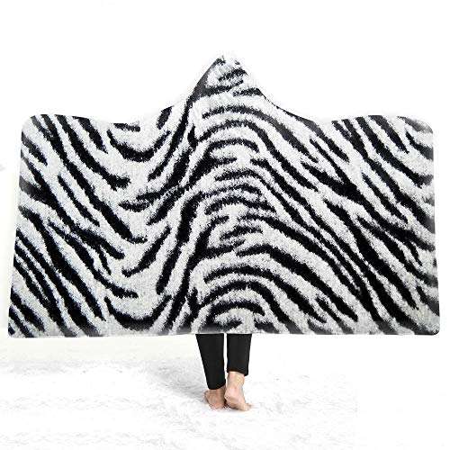 Cozy Child Wearing Double Stuffed Animal Striae Nap Blanket Hooded Cloak Blanket Warm ( Color : 18 , Size : 150200cm ) 3