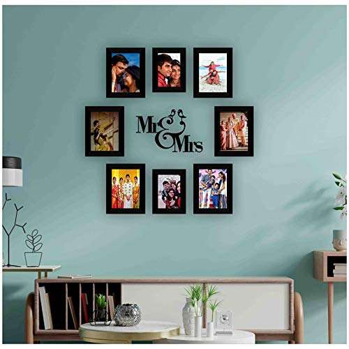 E Deals Set of 8 Collage Synthetic Framed with Acrylic Glass - self Installationá(5X7,4X6) Inches Photo Frames PF-197 6