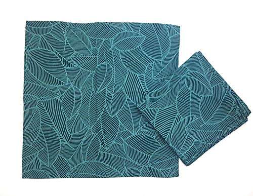 AMIRTHAMIL Kitchen Napkins Set of 6 FACE Towels Lunch Towels Multipurpose Towels 40 cm X 40 cm Dark Blue 4