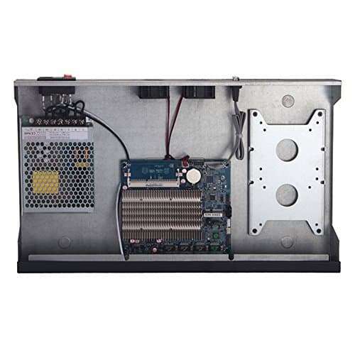 1U Rackmount Firewall Hardware, OPNsense, VPN, Network Security Appliance, Router PC, Intel Celeron J1900, RS18f, 4 x Gigabit LAN/2USB/VGA/2 x Reserved Fan, (2G RAM/32G SSD) 4