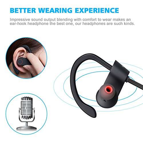 Bluetooth Headphones Wireless Earbuds Sport Earphones Cell Phone Headset 5