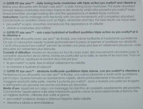 Rodial Super-Fit Size Zero Cream, 10.1 fl. oz. - Refining and Toning Body Moisturiser - Lotus Flower Extract to Firm - Easily Absorbed 4
