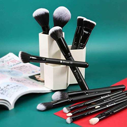 DUCARE Synthetic Bristles Makeup Brushes - Black , Pack of 27 , DRM-DF2725 6