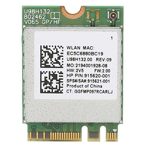 WiFi Card Laptop, Wireless Card M.2 Interface 433M Internet Speed 4.2 for Desktops for Laptops 3