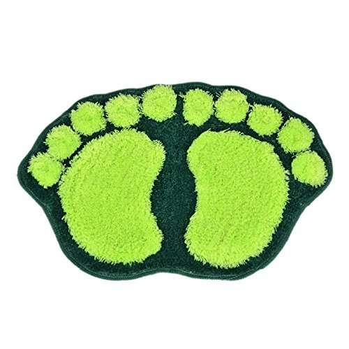 WorldCare® Pink, 400Mmx600Mm : Lovely Big Foot Kitchen Bathroom Door Floor Bath Bibulo Foot Print Carpet Mat 5