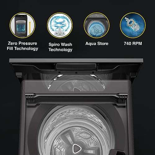 Whirlpool 7 kg Magic Clean 5 Star Fully Automatic Top Load Washing Machine Grey (MAGIC CLEAN 7.0 GENX GREY 5YMW) 6