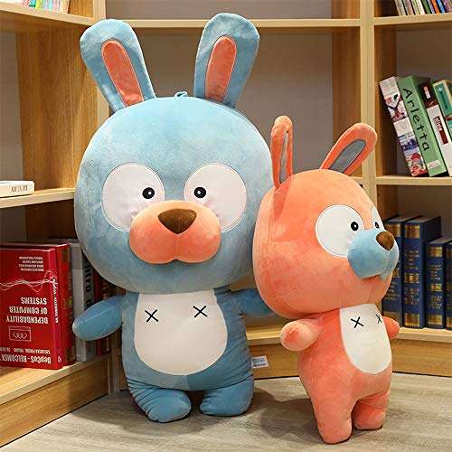 Liaiqing Creative Toys Doutu Bunny Plush Doll Ragdoll Animal Pillow Plush Toy Child Pillow Doll Child Birthday Gift (Size : Blue-70cm) 6