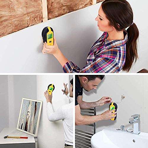 ATRNA LCD Digital Stud Finder, Wall Scanner Electric Cable Wire Detector Wiring Wood Center Finding Metal Studs Detector 6