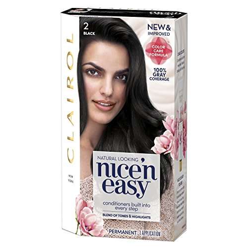 Clairol Nice N Easy Permanent Hair Color, 2 Black 6