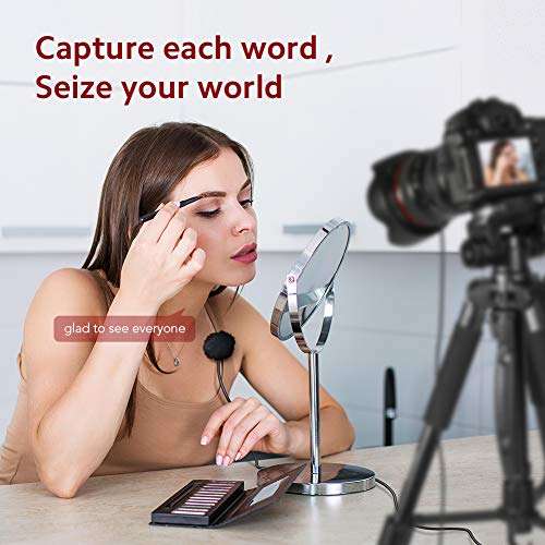 Lavalier Microphone, ESDDI Omnidirectional Lavalier Lapel Mic with 236 Inch Cord, Perfect for Recording YouTube Interview Video Conference Podcast Voice Dictation iPhone 5