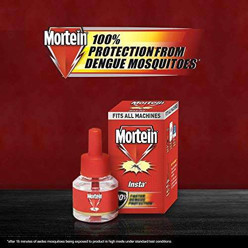 Mortein Insta5 Mosquito Repellent Liquid Refill - 45ml x 6 (Buy 4 Get 2 Free) | 100% Protection from Dengue Mosquitoes, Pack of 6 4