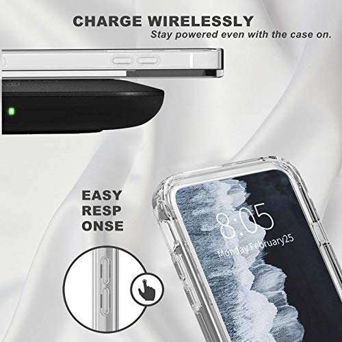 Case for LG K30 2019/X320 Shockproof 2in1 Hybrid Slim Clear Hard PC Back Cover + Soft TPU Dual Layer Protective Cases with Blue Llama Design for LG Aristo 4 Plus/LG Journey LTE Sturdy 4