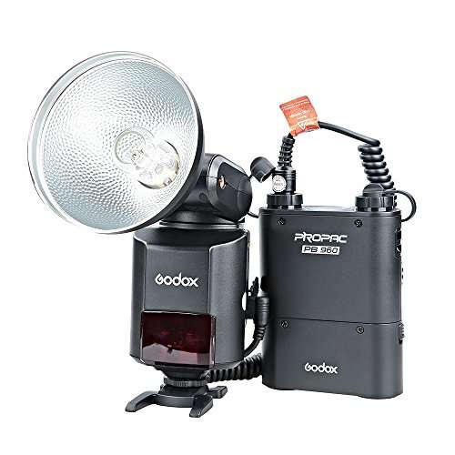 Godox Witstro AD360II-C TTL 360W GN80 Powerful Speedlite Flash Light + 4500mAh PB960 Lithium Battery for Canon EOS Camera (Black) 3