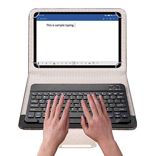 Acm Wireless Bluetooth Keyboard Case Compatible with Apple Ipad Mini 4 7.9 Inch Tablet Flip Cover Stand Study Gaming Black 4