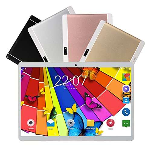 Nsxcdh Tablet 9.6Inch Android Tablet 8.1 1GB+ 16G Octa-Core WiFi HD Dual Camera Tablet PC Computer Support TF Card G-Sensor Dual Sim Card (Black) 2