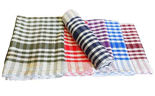 Seyyaal Cotton Kitchen Cleaning Towel, Hand Towel, Long Table Napkins, Size- 25X18 Inches, (Set of10) 2