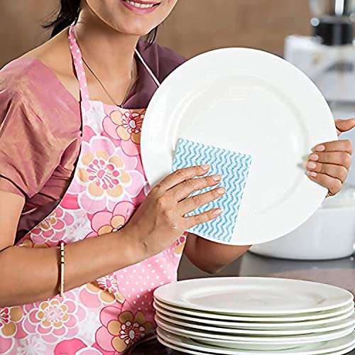 Embuer Smart Cooking Combo Pack of 2 x Kitchen Towels, 6 Pcs Roti Wrap 5