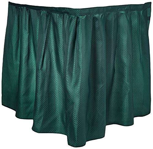Carnation Home Fashions Lauren Dobby Fabric Sink Skirt, 56-inch by 32-inch, Evergreen 2
