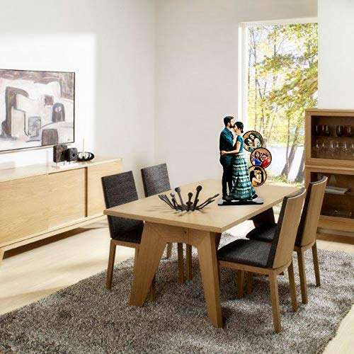 RainbowGifts Mdf Photo Wall Decor (6 x 12 inch, Multicolour) 4