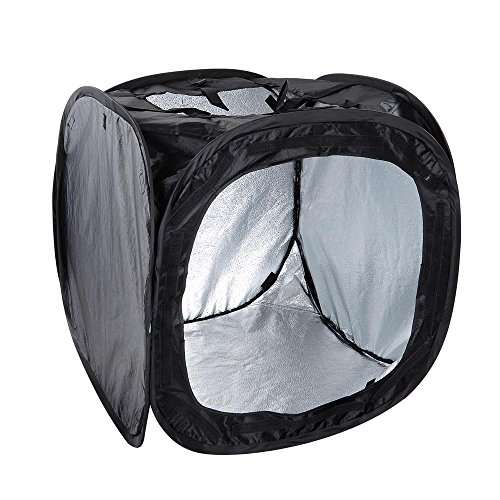 AW 24 Protable 60W SMD Photo Studio Lighting Pop Up Tent Kit w/ 4 Backdrops for Instant USE 3