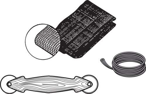 Make-2-Fit P 7515 Screen Door Repair Kit with Rolling Tool – Replace the Screen on Windows or Patio Doors, 36” x 84” Charcoal Fiberglass Screen Cloth and Black Spline 3