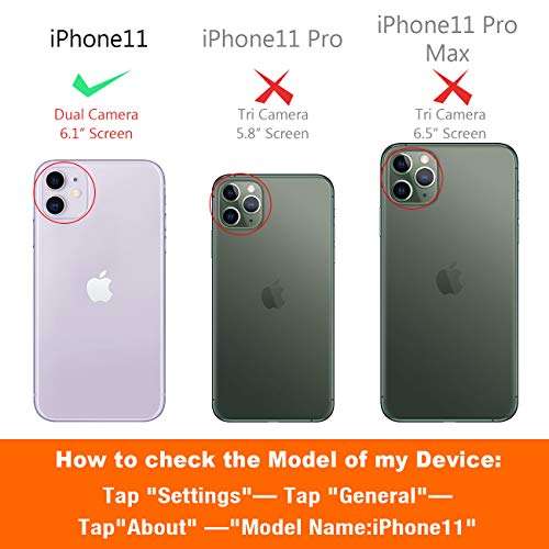 eSamcore iPhone 11 Case - Ring Holder Kickstand Cell Phone Cases + Magnetic Phone Car Mount for Apple iPhone 11 6.1 Inch 2019 [Rose Gold] 6