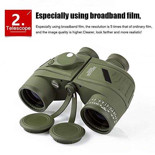 YS Binoculars Telescope Monoculars Spotting Scopes?10X50 with Compass Barlow Lens 6