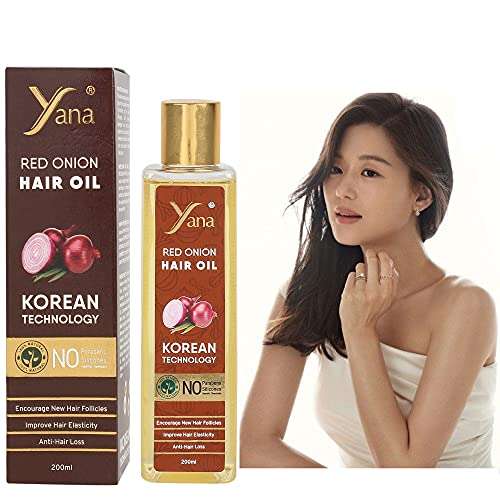 YANA RED ONION HAIR OIL WITH KOREAN TECHNOLOGY/RED ONION OIL FOR HAIR GROWTH FASTER 2