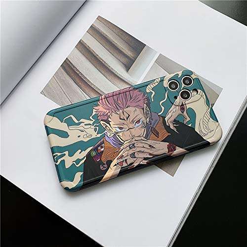 Anime Jujutsu Kaisen Cool Ryomen Sukuna Phone Case Cover for iPhone Series 5