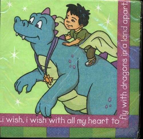 Dragon Tales Party Napkins - 16 count - 3 ply - 12 7/8 by 12 7/8 by Designware 2