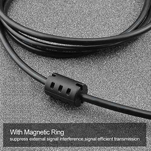 Label Printer USB Cable Compatible for Brother QL-500 QL-570 QL-700 QL-800 QL-810W QL-820NWB,Zebra GX420D,Rollo NETUM Seiko 3