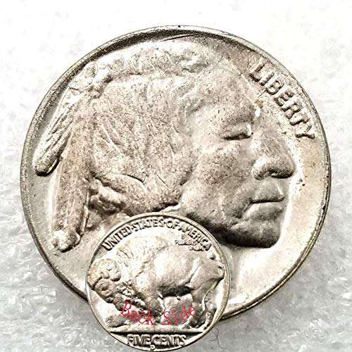BoBoLing 1926 Great Morgan Five-Cents Nickel Old Buffalo Coins - Uncirculated Oregon US Old Coin -American Collectible Coin Crafts Souvenir Decorations Best QualityShop 2