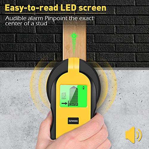 ATRNA LCD Digital Stud Finder, Wall Scanner Electric Cable Wire Detector Wiring Wood Center Finding Metal Studs Detector 3
