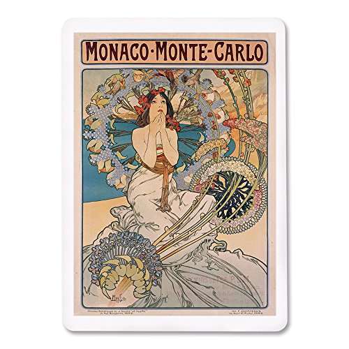 France - Monaco Monte - Carlo - (artist: Mucha, Alphonse c. 1897) - Vintage Advertisement (Playing Card Deck - 52 Card Poker Size with Jokers) 3