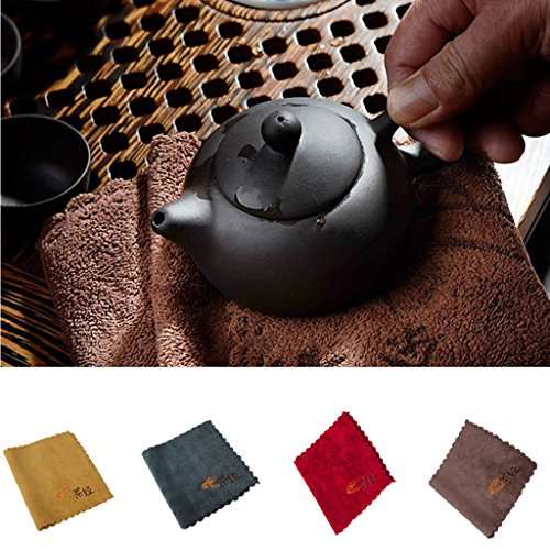 Ecanvas Absorbent Cotton Dish Drying Towel Rack Drainer Kitchen Sink Towel Yellow 3