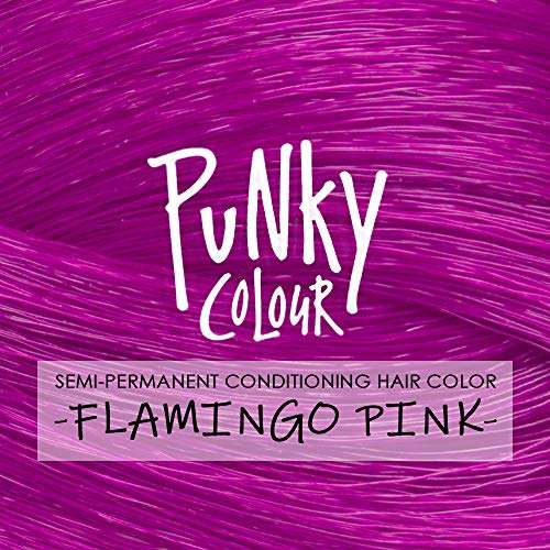 Punky Jerome Russell Semi Permanent Hair Color Conditioning, 100ml - Flamingo Pink (Pack of 1) 5