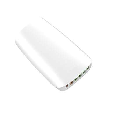 JTP 65W USB Charging Station, PD3.0 & QC3.0 USB C Charger, 6-Port Desktop Charger with 1 USB C and 5 USB A Ports Compatible with MacBook Pro/Air, Laptops, iPad, iPhone, Galaxy and More 4