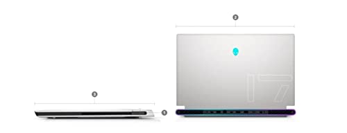 Dell Alienware X17 R1 Laptop | 17.3" 1920x1080 FHD 360Hz | Core i7-11800H - 512GB SSD Hard Drive - 16GB RAM - Nvidia GeForce RTX 3070 | 8 cores @ 4.6 GHz - 8GB GDDR6 Win 10 Pro White 2