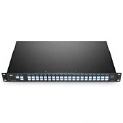 40CH DWDM Dual-Fiber Mux/Demux, C21-C60, MON/1310nm Ports, 1U Rack Mount | ITU-T