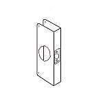 Don-Jo 4-10B-CW Oil Rubbed Bronze Door Wrap-Around for Cylindrical Door Locks with 2-1/8" Hole