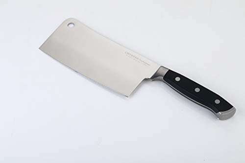 Crystal Stainless Steel Cleaver Knife, Black 3
