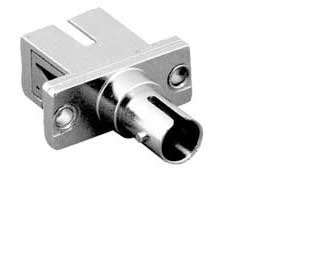 PacSatSales - SC to ST Fiber Optic Adapters - SM SX Fiber Adapters for Singlemode Simplex or Duplex Fiber 3