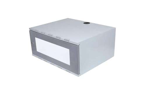 Bloat WiFi CCTV DVR Rack/NVR/Server/Network Rack with 3 Power Socket Plugs and Transparent Glass Door - Secure Your Equipment in a Sturdy Metal Cabinet Box 6