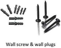 THEHEARTWILL® Rectangular Intersecting Wall Mounted Dazzling Decorative Hanging Floating Display Shelves for Bedroom & Living Room & Office Set of 6 (Standard) (Red and White) 5