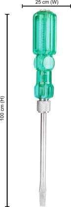 TAPARIA 812 Screw Driver Set with Neon Bulb, Green and Silver 5