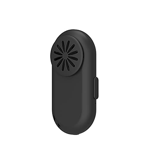 Rechargeable Face Mask Fan, Clip Air Purifier Fan for Mask USB Mini Fan Personal Air Cooling Fan for Face Mask 3 Speed Lightweight and Non-sense to Wear. (Black)