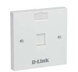D-Link Combo of RJ45 CAT6E Lan I/O Network Keystone Jack, Gang Box, Single Port Face Plate Dlink -10 sets 2