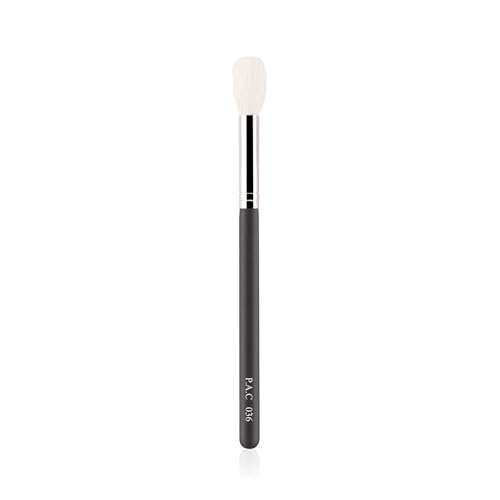 PAC Powder Brush 036 | Synthetic Bristle Makeup Brush | Blending Brush for Setting Powder Formulation | Medium Coverage Application | Black - 1 Brush 1