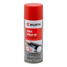Wuerth Heat Resistant Corrosion Prevention Matte Black Spray Paint (300 ml, 0893012027045 6) 1