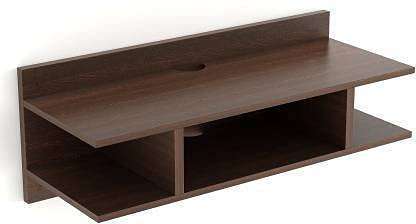 A N CRAFT Wall T.V Set up Box Stand &T.V Entertainment Unit Set up Box Stand Hanging Mounted Floating MDF Home Decoration, Living Room, Bedroom, Storage, Living Room Colour :- Brown 4